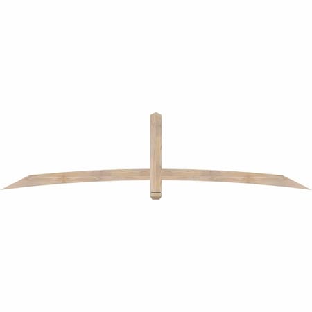 Ekena Millwork Bellingham Smooth Timber Gable Bracket, Douglas Fir, 96"W x 24"H x 1 1/2"D x 3 1/2"F, 6/12 Pitch GBW096X24X0204BEL00SDF